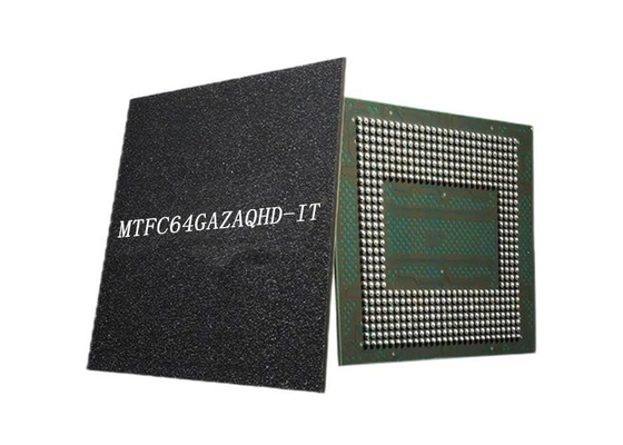 Układ scalony MTFC64GAZAQHD-IT 512Gbit 200MHz 153-VFBGA Układ scalony pamięci