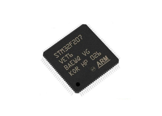 STM32F207VET6 Montaż powierzchniowy 100-LQFP Pakiet 120MHz 512KB Mikrokontroler IC