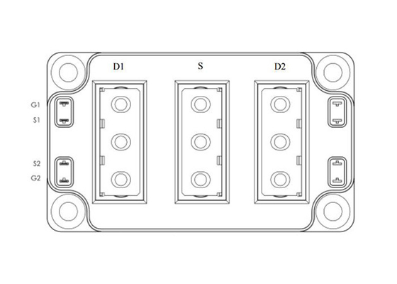 Motoryzacyjne moduły IGBT MSCSM70DUM017AG 2N-kanałowy moduł zasilania SiC MOSFET 700V