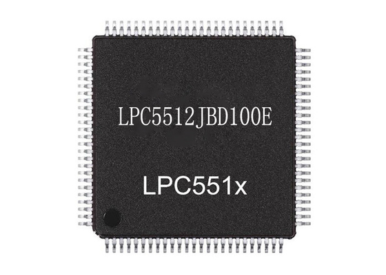 150 MHz Jednordzeniowy LPC5512JBD100E Wbudowane mikrokontrolery 100-LQFP 64 KB Flash