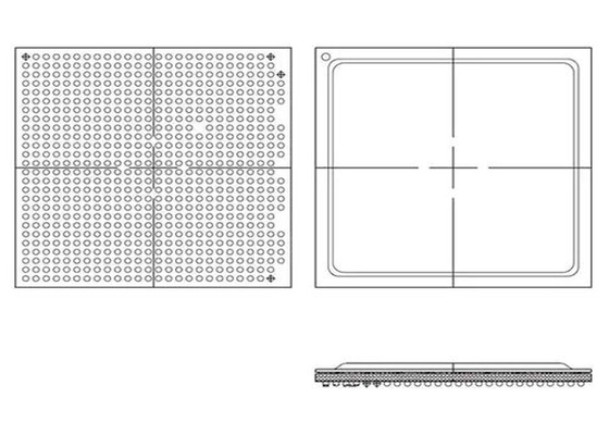 Rodzina Virtex-5 FPGA XC5VLX30T-1FF323C Wbudowana — programowalna macierz bramek