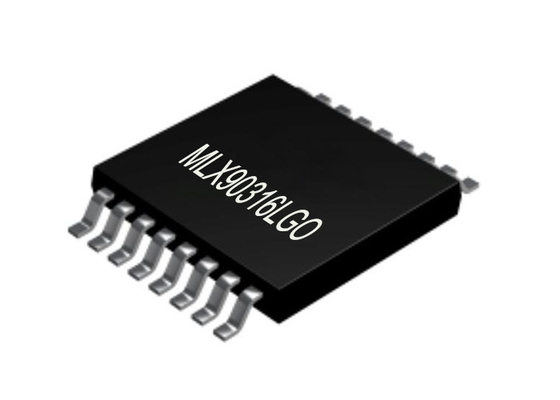 Skrzydło mewy MLX90316LGO-BCG-000-RE Pomiar pozycji liniowej TSSOP16 Efekt halla