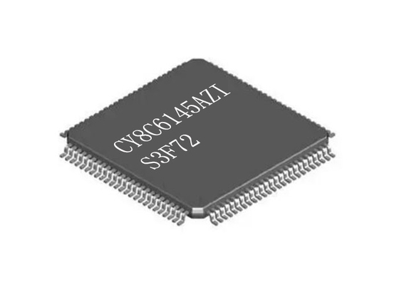 Mikrokontroler z dwoma procesorami IC CY8C6145AZI-S3F72 Montaż powierzchniowy LQFP100 Niska moc