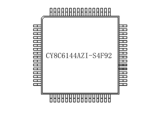 Układ scalony 64-TQFP CY8C6144AZI-S4F92 256KB mikrokontroler ARM Cortex-M4F