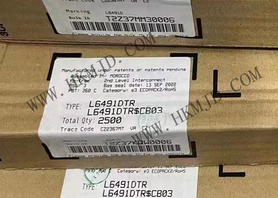 Zarządzanie energią IC L6491DTR Półmostek Low Side 4A Sterownik bramki IC SOIC14