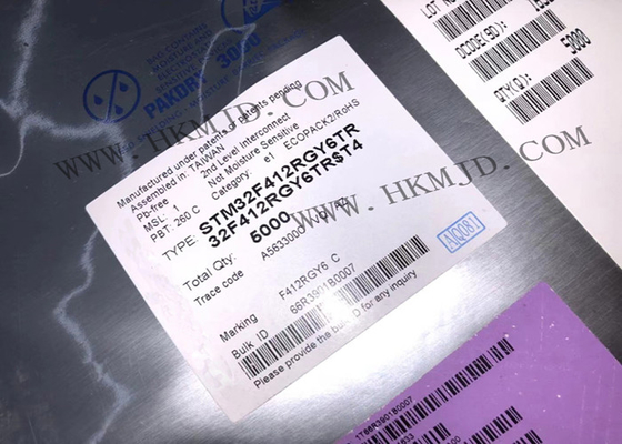 Układ scalony STM32F412RGY6TR 32-bitowy jednordzeniowy mikrokontroler 100 MHz 1 MB IC