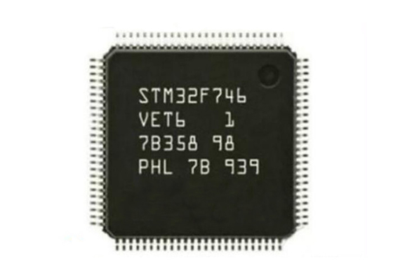 512KB mikrokontrolery FLASH IC STM32F746VET6 216MHz rdzeń ramienia M7 MCU 100LQFP