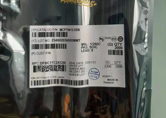 Układ scalony Przełączanie baterii układu scalonego MCP79412-I/SN Zegar czasu rzeczywistego/kalendarz