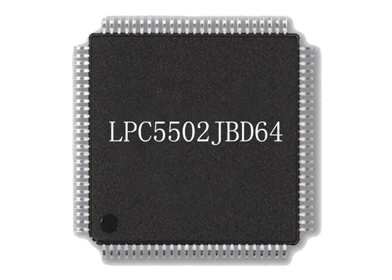 Układ scalony LPC5502JBD64 Układ mikrokontrolera 96 ​​MHz HTQFP64 Montaż powierzchniowy