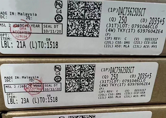Układ scalony małej mocy DAC7562SDSCT 10WSON Przetworniki cyfrowo-analogowe