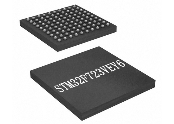 Zintegrowane ramię IC Cortex-M7 MCU 512 KB Flash STM32F723VEY6 100-UFBGA