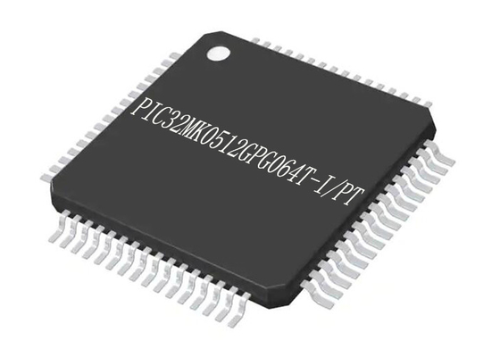 Jednordzeniowy PIC32MK0512GPG064T-I/PT mikrokontroler MCU 64TQFP mikrokontroler IC
