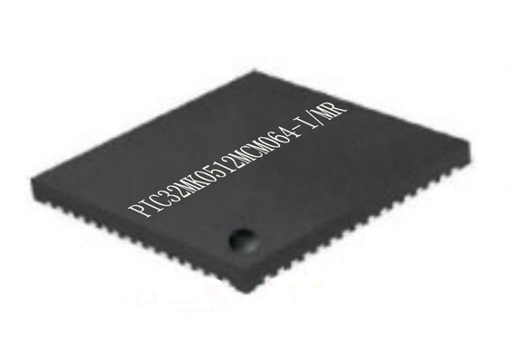 Mikrokontroler MCU PIC32MK0512MCM064-I/MR Jednordzeniowy układ mikrokontrolera 64QFN