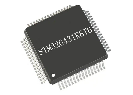 32-bitowy pojedynczy rdzeń mikrokontrolera STM32G431R8T6 MCU 64LQFP układ mikrokontrolera