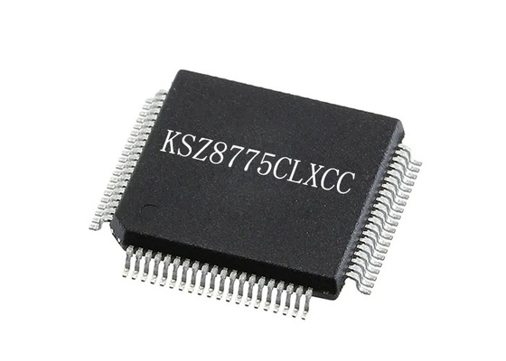 Układ scalony KSZ8775CLXCC Zintegrowany 5-portowy przełącznik Ethernet IC 80-LQFP