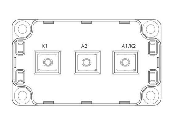 Moduły samochodowe IGBT 1200 V MSCDC450A120AG Prostowniki Moduły diodowe 450A