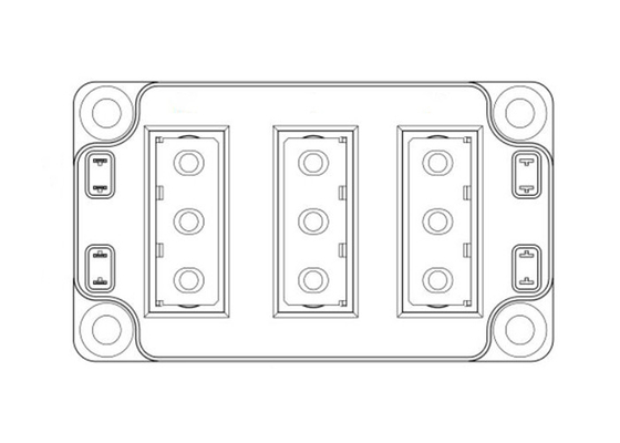Motoryzacyjne moduły IGBT MSCSM170DUM039AG 2-kanałowe tablice MOSFET ze wspólnym źródłem