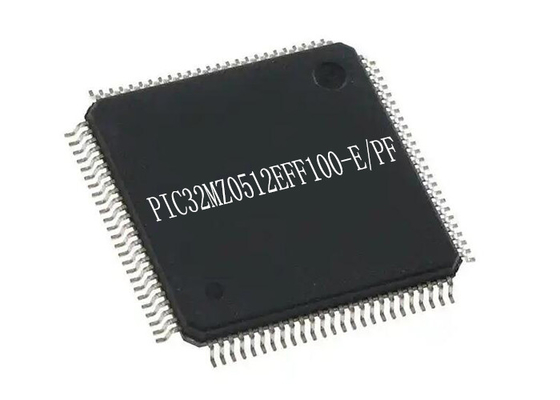 32-bitowe mikrokontrolery jednordzeniowe IC PIC32MZ0512EFF100-E/PF TQFP100 Układy scalone