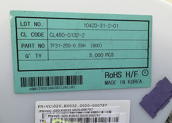 TF31-20S-0.5SH Układ scalony Chip Płaskie elastyczne złącza 20 Pozycja 50 V