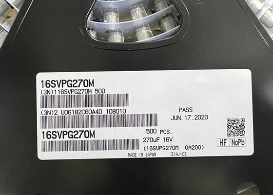16SVPG270M Układ scalony Aluminiowe kondensatory polimerowe 270µF Radial SMD