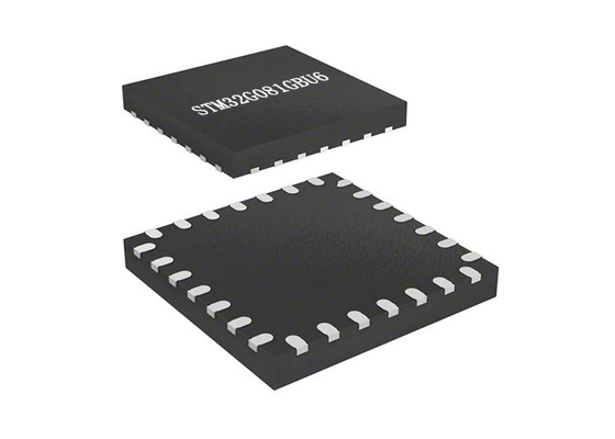 Mikrokontrolery ARM STM32G081GBU6 32-bitowy jednordzeniowy 28-UFQFN do montażu powierzchniowego