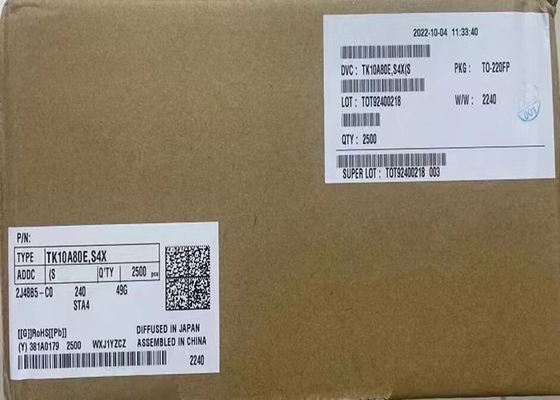 Układy układu scalonego TK10A80E N-kanałowe MOSFETy 800 V 10A Tranzystory