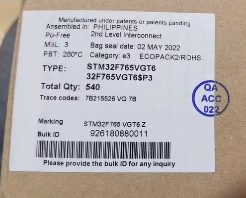 Mikrokontroler MCU STM32H573IIT6 MCU 640KB 32-bitowy ARM Cortex-M33 z TrustZone