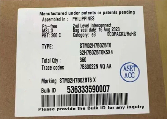 Mikrokontroler MCU STM32H7B0ZBT6 Wbudowane mikrokontrolery Pakiet 144-LQFP