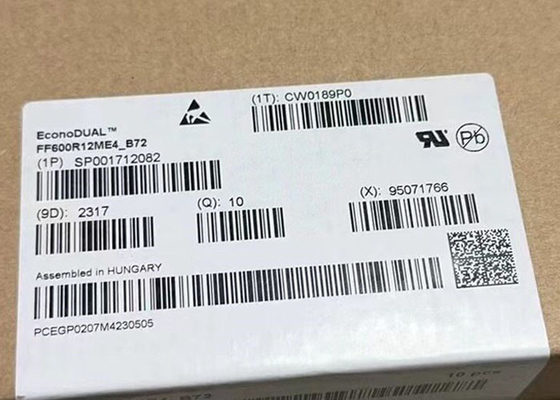 Moduły IGBT samochodowe FF600R12ME4B72 Half Bridge 1200V Podwozie 1200A 20mW Moduł IGBT
