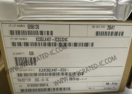 Pole programowalne Array XC6SLX45T-2CSG324C 2088 Kbit EBR Spartan-6 LXT Wbudowane pole programowalne Array