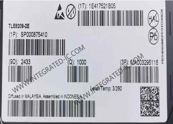 TLE8209-2E Chip zintegrowanego obwodu 8.6A SPI programowalny H-Bridge IC PG-DSO-20
