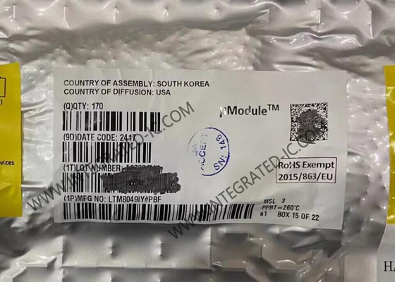 Zintegrowany układ LTM8049IY 2 Regulatory napięcia przełącznikowego wyjściowego BGA77