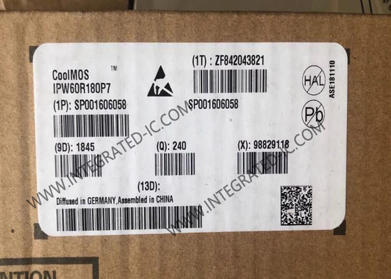 Chip zintegrowanego obwodu IPW60R180P7 Transistor MOSFET o wysokiej wydajności energetycznej