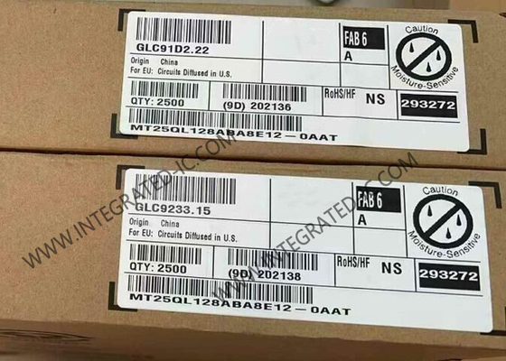 MT25QL128ABA8E12-0AAT Układ pamięci IC Chip 128Mbit Nieporywalny NOR Układ pamięci błyskowej TBGA24