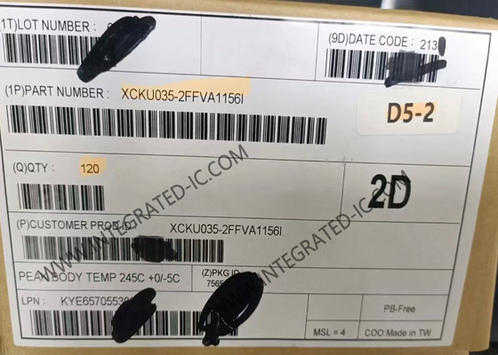 XCKU035-2FFVA1156I Pole programowalna brama Array Kintex UltraScale FPGA IC FCBGA1156