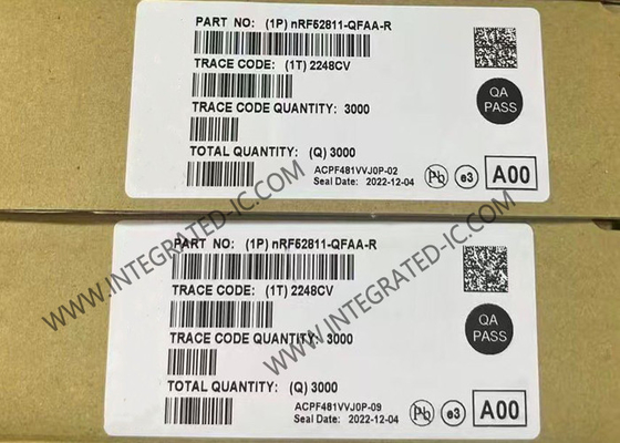 NRF52811-QFAA-R BT IC 2.4GHz Niska energia BT 5.4 SoC QFN48 BT 5.4 System na chipie