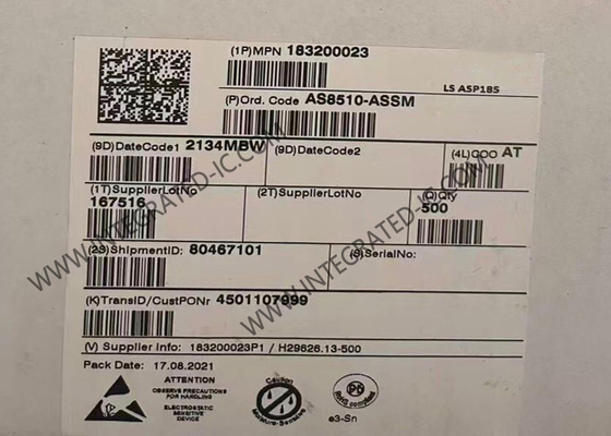 AS8510-ASSM układ scalony 16bitowy, przedni układ IC SSOP20