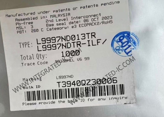 L9997ND013TR Układ scalony podwójny mostek H SOIC20 Sterowniki Sterowniki silników