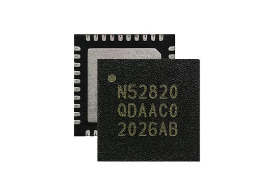 Wbudowany układ scalony USB BT 8dBm NRF52820-QDAA-R BT 5.3 SoC QFN40 przemysłowy