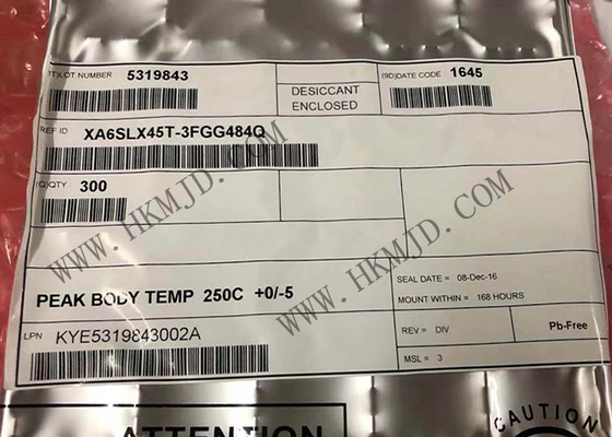 FBGA484 Układ samochodowy XA6SLX45T-3FGG484Q XA6SLX45T Układ FPGA IC Wysoka wydajność