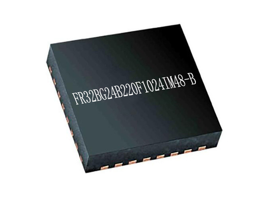 Bezprzewodowy układ scalony SoC EFR32BG24B220F1024IM48-B 2Mbps RF Transceiver 48-VFQFN BT IC