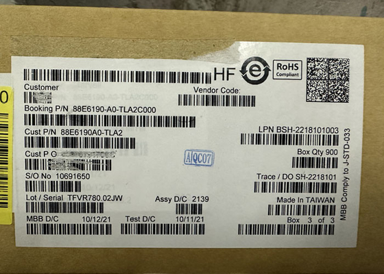 Ethernet IC 88E6190-A0-TLA2C000 11 Port Ethernet Switch IC Pakiet BGA