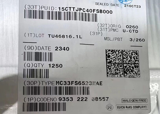 Chip zintegrowanego obwodu MC33FS6523NAE System zasilania bezpieczeństwa Chip podstawowy z nadajnikami CAN FD i LIN