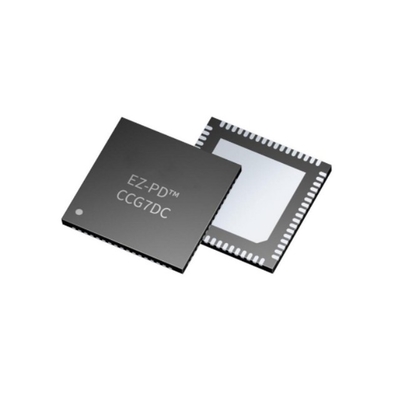 Chip zintegrowanego obwodu CYPD727268LQXQ Podwójny port USB-C Dostarczanie zasilania i sterownik DC-DC