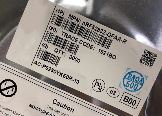 Wieloprotokołowy system RF na chipie NRF52832-QFAA-R NRF52832 BT Smart 2,4 GHz SoC