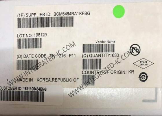 BCM5464RA1KFBG Ethernet IC Quad-Port 10/100/1000BASE-T Gigabit Copper Ethernet Transceiver