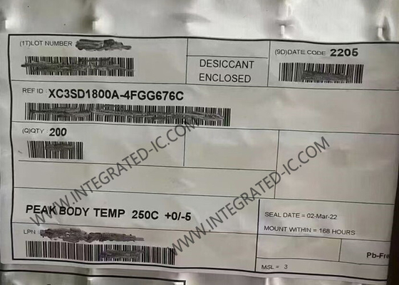 XC3SD1800A-4FGG676C Pole programowalna brama Array FBGA-676 Spartan®-3A DSP FPGA IC