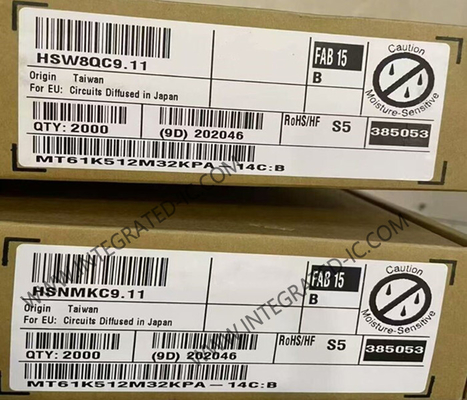 MT61K512M32KPA-14C:B Pamięć IC Chip GDDR6 SGRAM Pamięć 16Gbit Dynamiczna pamięć o losowym dostępie