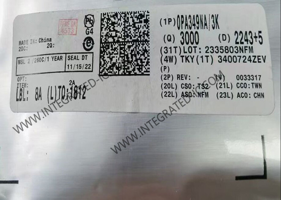 OPA349NA Chip zintegrowanego obwodu 70kHz Rail-to-Rail CMOS Operational Amplifier SOT-23-5