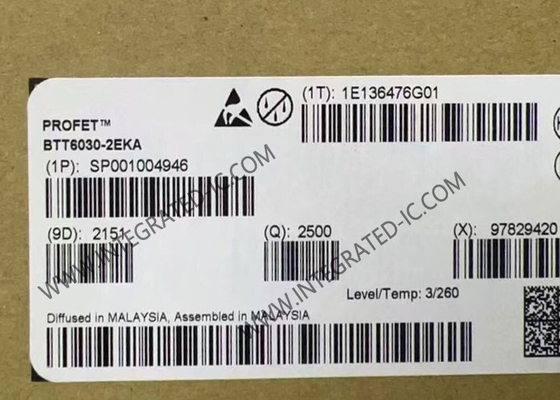 BTT6030-2EKA Chip zintegrowanego obwodu 4A Inteligentny przełącznik zasilania wysokiej strony IC PG-DSO-14